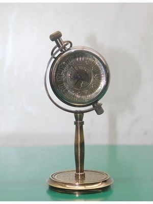 Venüs Shopping Masa Üstü Pirinç Saat Model 6