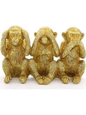 Venüs Shopping Polyester 3 Maymun  - Görmedim Duymadım Bilmiyorum