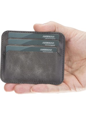 Venüs Shopping Pedro Slim Deri Kartlık TN18EF Gri