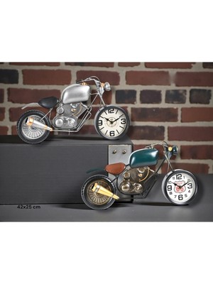 Venüs Shopping Klasik Motor Tasarımlı Masaüstü Saat