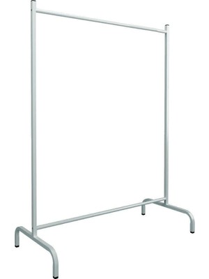 Macgon Metal Konfeksiyon Askı Askılık Ayaklı Metal Portatif Pratik Elbise Askısı