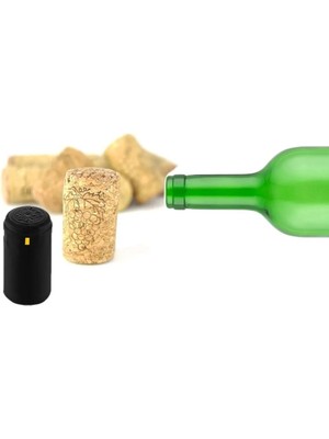 Macgon Şarap Şişesi, Kapüşon ve Mantar - Set