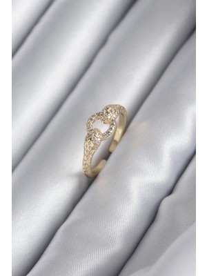 Venüs Shopping Pirinç Gold Renk Zirkon Taşlı Yılan Model Kadın Yüzük