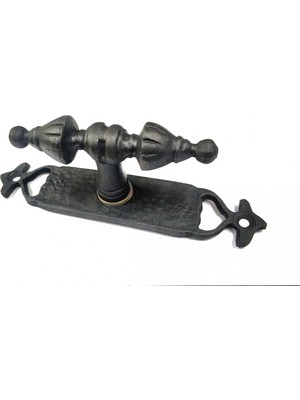 Venüs Shopping Eco Lounge Antika Tarz Dekoratif Pirinç Burma Pencere Kolu - 152X32 Mm, Oksit