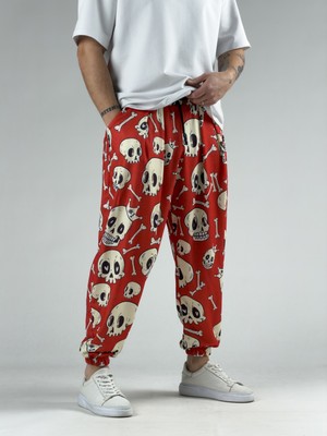 Cocopelli Kurukafa Desenli Erkek Yarım Şalvar COC3042