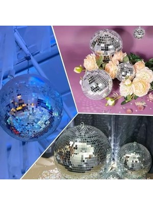 1 Metre Uzunluğunda Aynalı Mozaik Taşlı Dekor Bandı 4 cm x 1 mt (Gümüş)