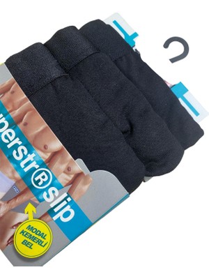 Alfa Aksesuar 03 Giyim Star 109 Erkek  3'lü Modal Slip Beruflic