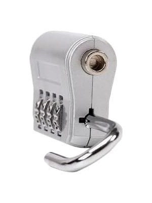 4 Haneli Şifreli Asma Kilit Dolap Bagaj Motosiklet Bisiklet Valiz Bavul Için Metal Kilit