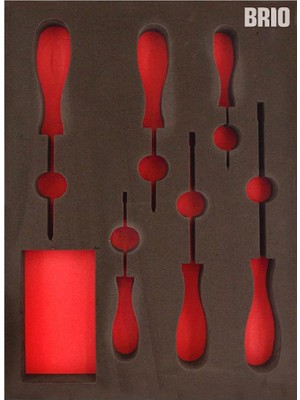 Tornavida ve Torx Allen Seti 13 Parça Sünger Yatak Boş