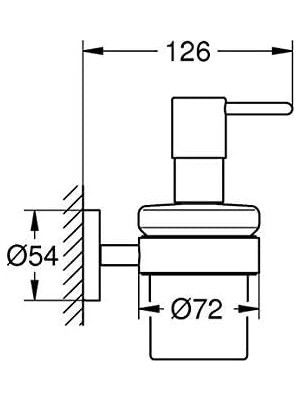 Sıvı Sabunluk Seti Essentials Krom - 40448001