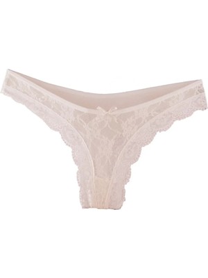 Alfa Aksesuar 03 Moda Bayan Slip Külot Ekru Beruflic