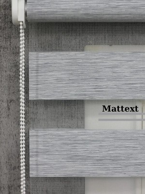 Mattext Gri Bambu  Zebra Perde