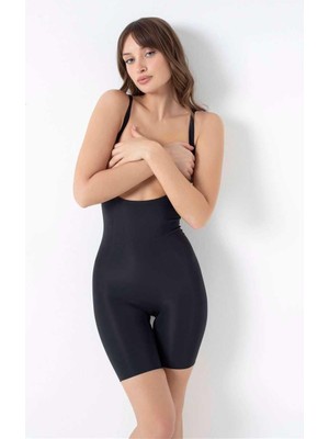 Alfa Aksesuar 03 Giyim Mikro Kumaş Göğüs Altı Silikon Bantlı Açık Paça Badi Korse Beruflic