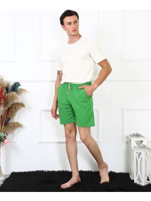 Alfa Aksesuar 03 Moda Erkek Lakost Fıstık Yeşili Şort Beruflic
