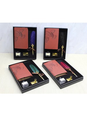 Venüs Shopping Deri Defterli Divit Hokka Seti Model 2