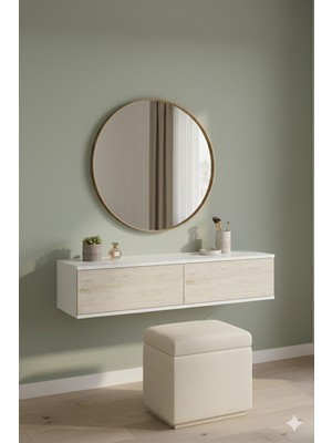 Feyza Design Yüksekliği 26 Cm, 120 cm Genişlikte Çok Renkli Suntalam Dresuar