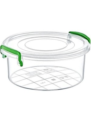 Venüs Shopping Yuvarlak Saklama Kutusu 1.2 Litre