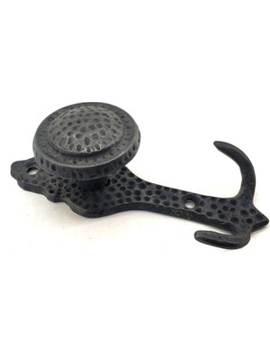 Venüs Shopping Eco Lounge Antika Tarz Dekoratif Pirinç Portmanto Askı - 115X51 Mm, Oksit