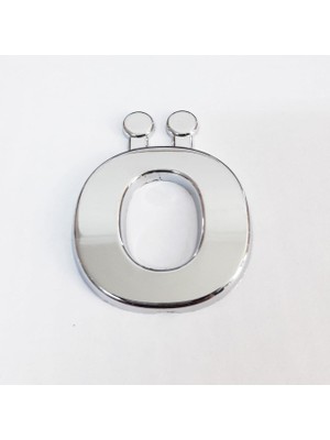 Feifei Cemax Ö Harfi 3,75 cm Krom Yapışkanlı