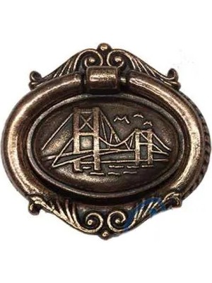 Venüs Shopping Dekoratif Zamak Sarkaç - Büyük, Kulp, Eskitme, 1 Adet