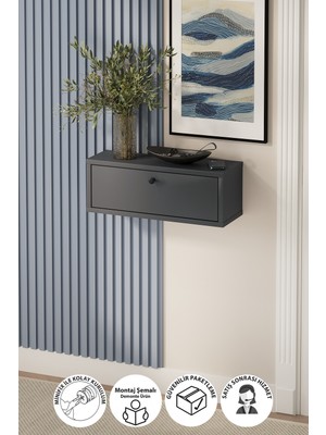 Feyza Design Yüksekliği 20 Cm, Genişliği 50 cm Antre Dresuarı