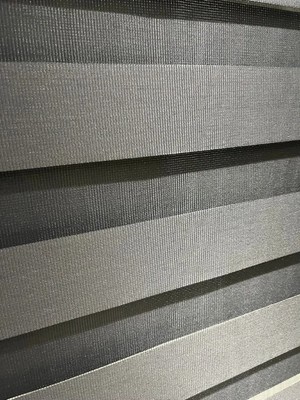 Özel Jaluzi Ithal Antrasit Düz Zebra Stor Perde