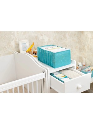 Venüs Shopping Baby Akordiyon Organizer Çekmece Düzenleyici Large (Yeşil) - 04089