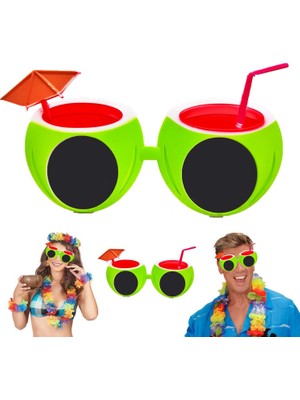 Venüs Shopping Karpuz Şekilli Tropikal Hawaii Yaza Merhaba Parti Gözlüğü