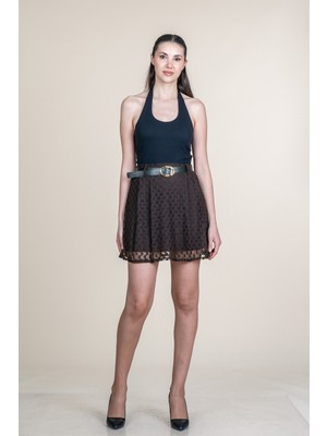 MissVina Tül Dantel Mini Etek 6886