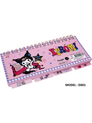 Gifi 1684400 Kuromi Fihrisli Bloknot 17X7,5