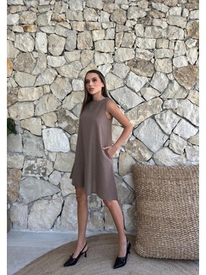 Feifei Çan Kısa Elbise