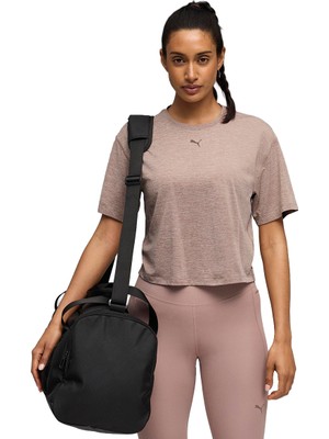 Puma Cloudspun Relaxed Kadın Bej Antrenman T-Shirt 52745788