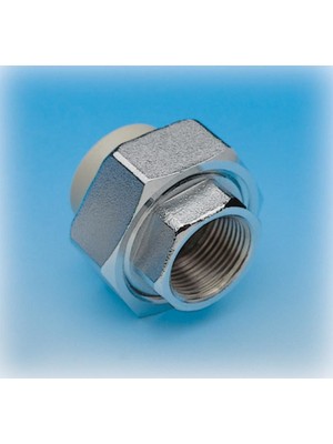 Verto Ege Yıldız Pprc 25X3/4 Oynar Başlı Dişi Rakor Gri