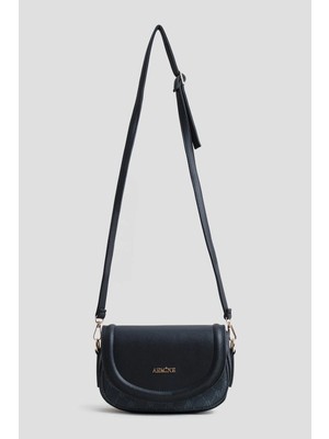 Armine Noktalı Çanta Siyah