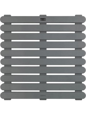 Saban Gri, Kaymaz Duş ve Banyo Paspası 55X55 cm – Sauna ve Havuz Kullanımına Uygun