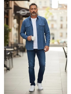 Eren Style Linen Keten Klasik %100 Cotton Uzun Kollu Terletmeyen Gömlek