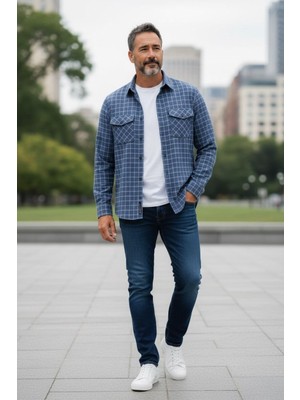 Eren Style Linen Keten Klasik %100 Cotton Uzun Kollu Terletmeyen Gömlek