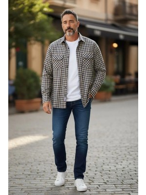 Eren Style Linen Keten Klasik %100 Cotton Uzun Kollu Terletmeyen Gömlek
