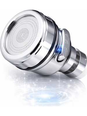 İlk El Grup Mutfak Lavabo Başlığı 3 Fonksiyonlu 360 Döner Tasarruflu Ayarlanabilir Musluk Ucu Aparatı