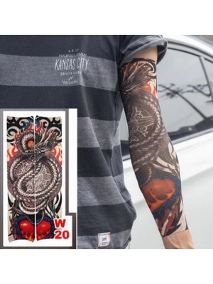 İlk El Grup Giyilebilir Kol ve Bacak Dövmesi 3D Baskılı 2 Adet - Model 7