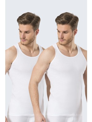 Türen Erkek Spor Atlet 2'li Paket 131/BEYAZ