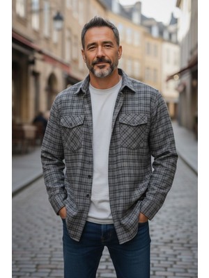 Eren Style Linen Keten Klasik %100 Cotton Uzun Kollu Terletmeyen Gömlek