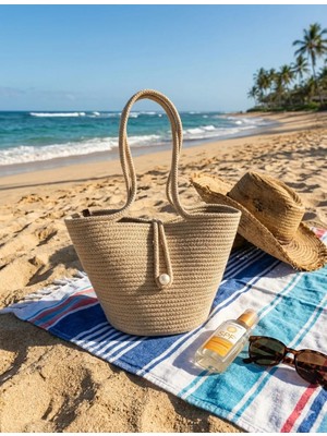 Tüm Sezonlar Tatil Günlük Plaj Çanta