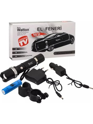 Venüs Shopping Zoomlu Şarjlı El Feneri En Uygun Fiyata WT-038