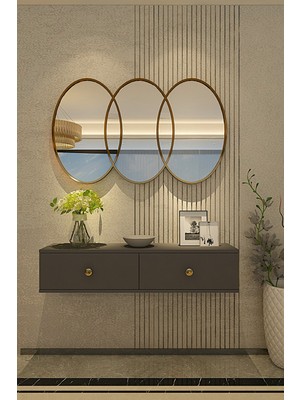 Feyza Design Gri Renkli 120 cm Genişlikte Suntalam Dresuar