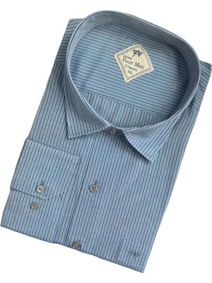Eren Style Linen Keten Klasik %100 Cotton Uzun Kollu Terletmeyen Gömlek