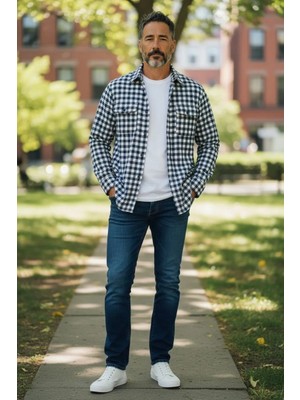 Eren Style Linen Keten Klasik %100 Cotton Uzun Kollu Terletmeyen Gömlek