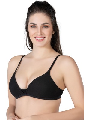 Siyah Mı Emay 1417 Modal Cotton Kaplı Sütyen