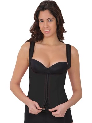 MTM My The Mall Giyim Siyah Mı 9173 Terletici Agraflı Göğsü Açık Atlet Korse