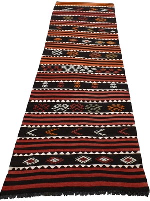 Zehra Abla Halı El Dokuma Otantik Ender Karapınar Yörük Yolluk Yün Kilim 7153